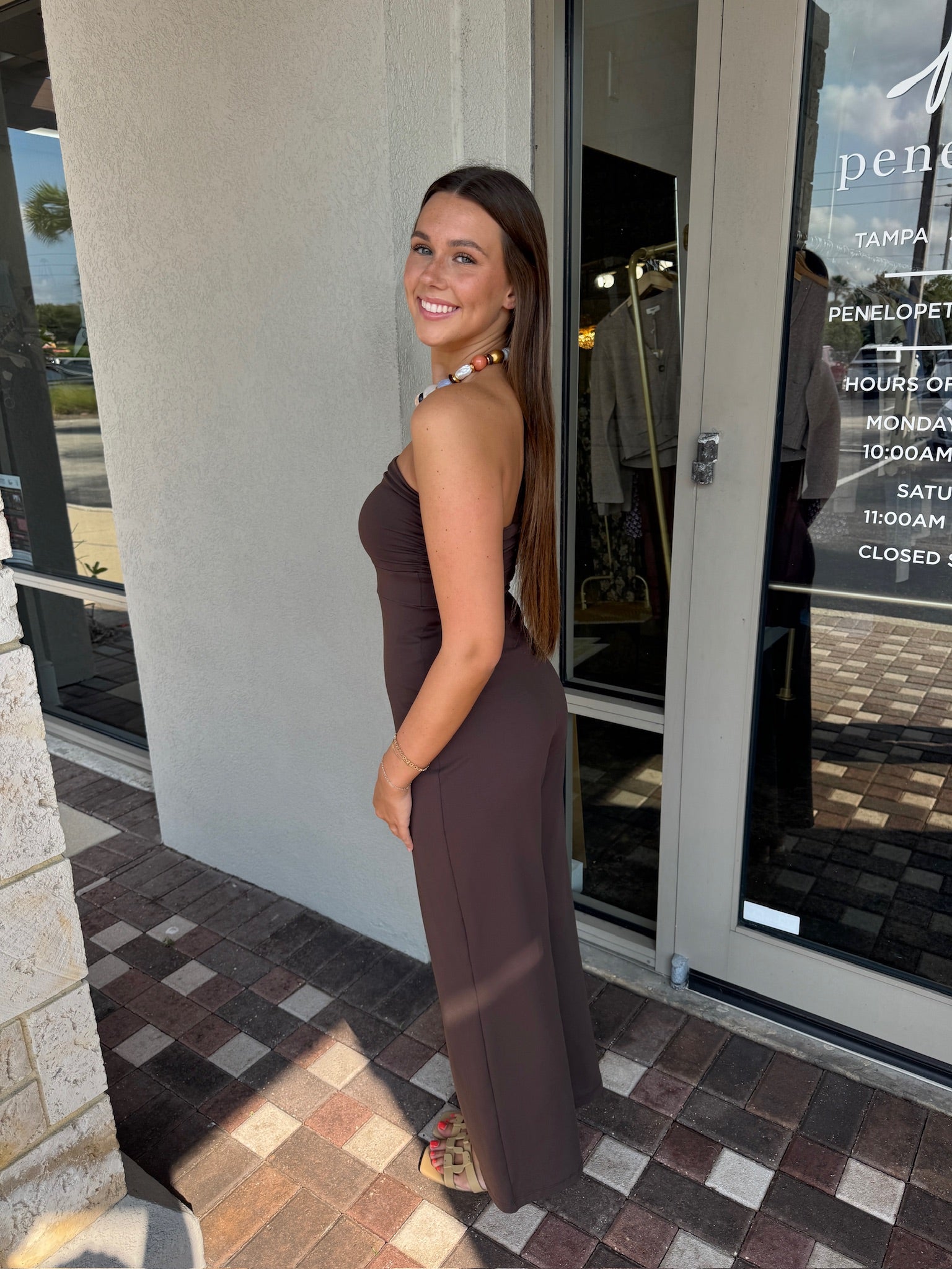 Tube Gathered Jumpsuit side
