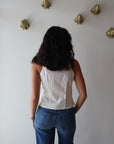 Poppy Sleeveless Top close up back view