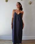 Della Poplin Dress front view on model