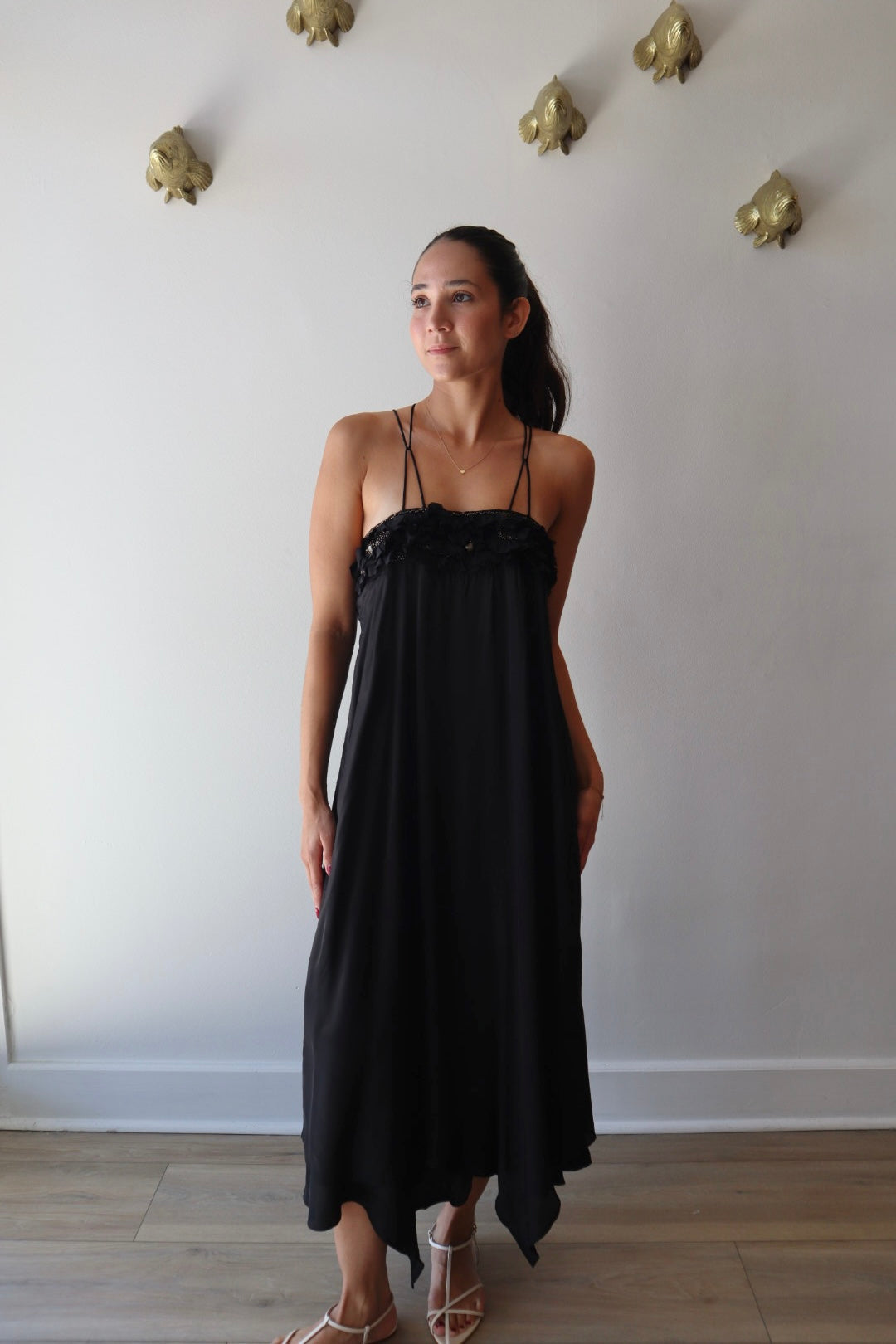 Marella Dress full body front view on model