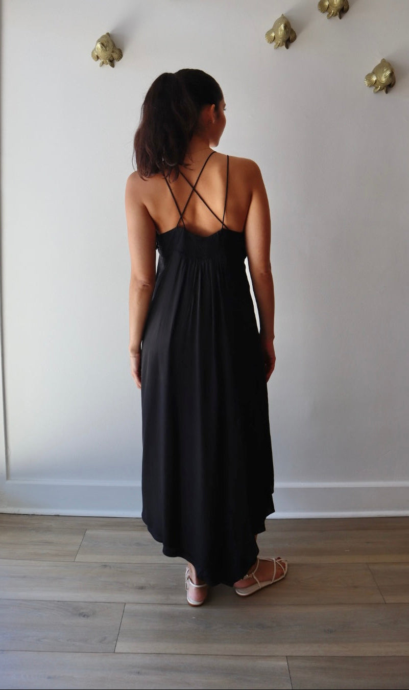 Marella Dress full body back view on model