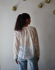 Francine Top close up back view on model
