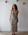 Khana Slip Dress full body front view on model