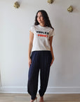 Elidi Harem Pant full body front view on model