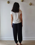 Classic Tee - Voulez-Vous full body back view on model