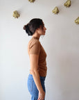 Darcy Knit Top side view on model