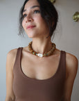 Kavos Collar front view on model