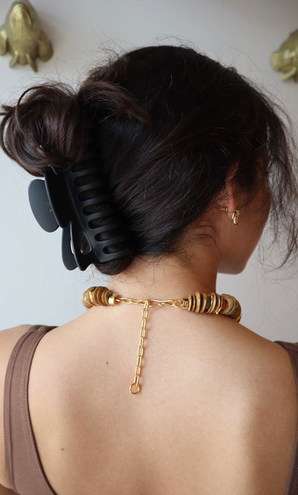 Kavos Collar back view on model