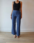 Pia Poplin Pant front view on model
