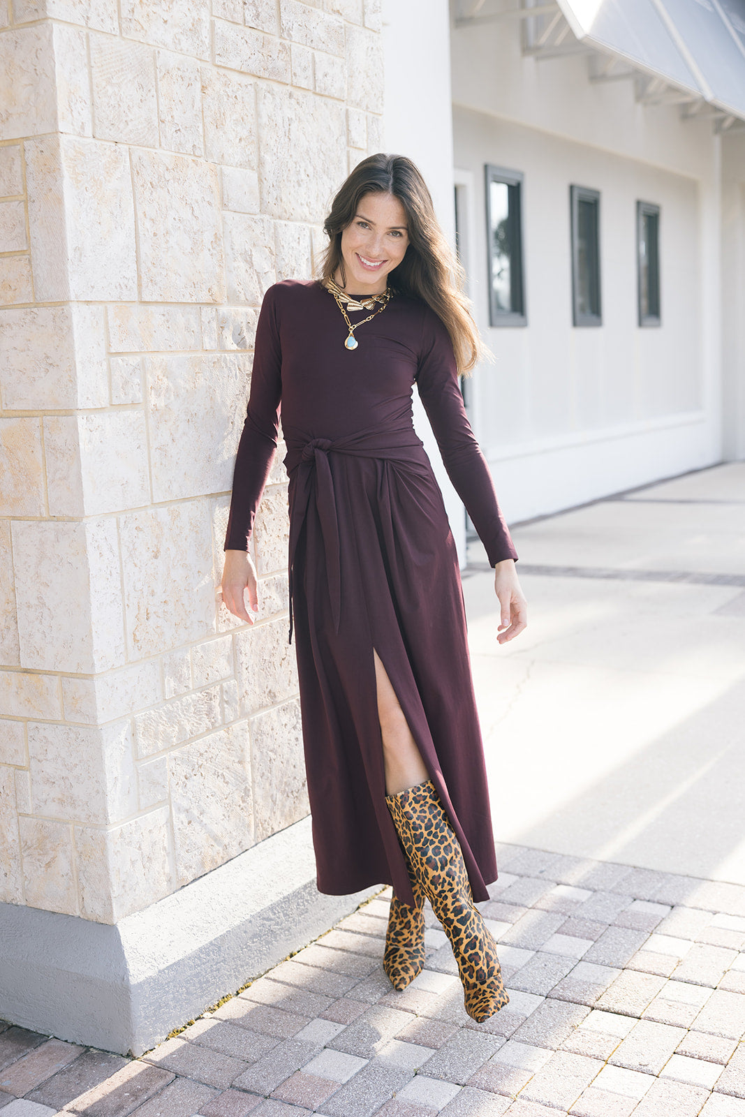 Rudy Leopard Boot full body front