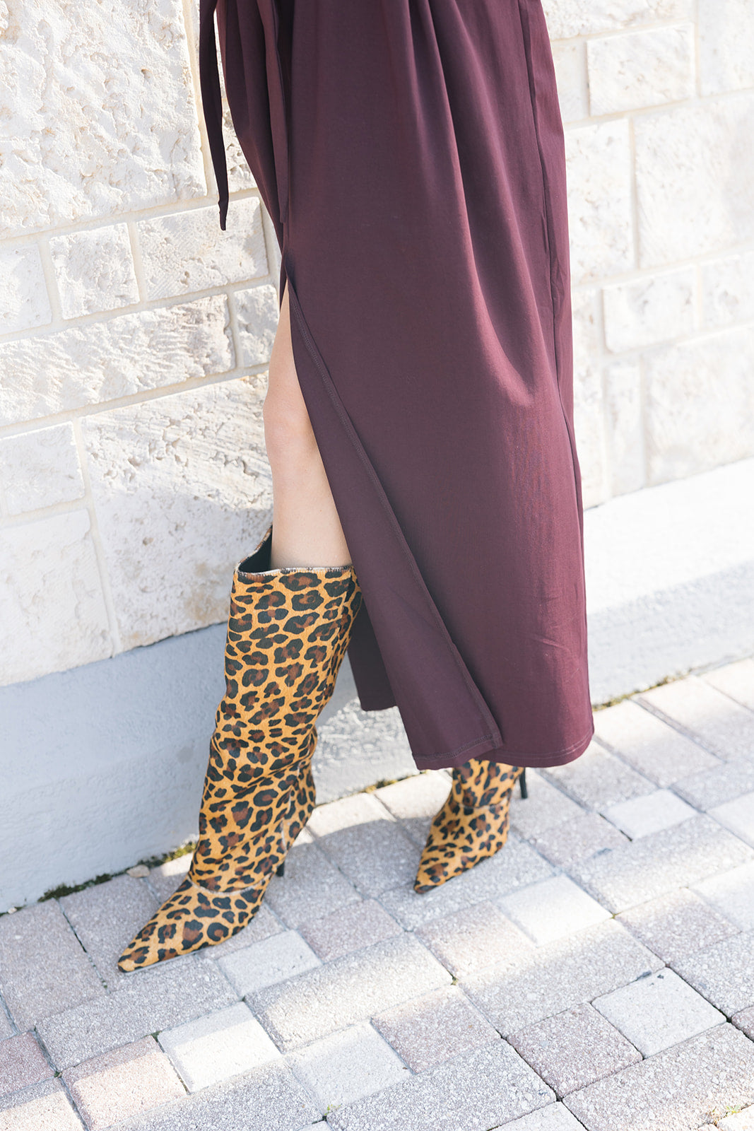 Rudy Leopard Boot close up