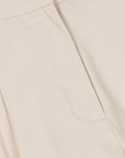 Ramsey Linen Wide Leg Pant super close up closure detail