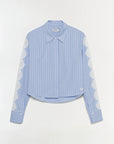 Renata Cropped Shirt by itself