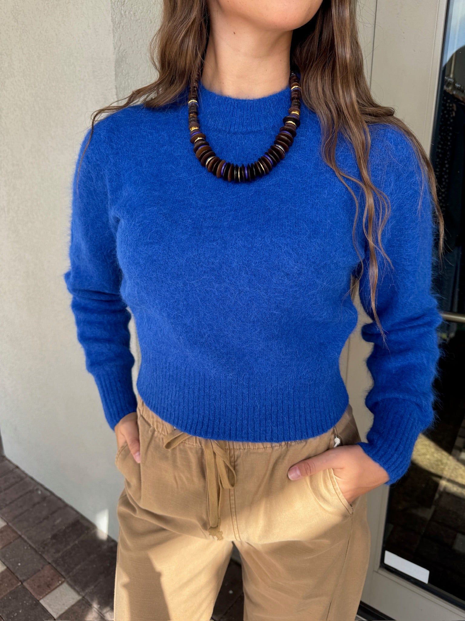 Sara Sweater close up front