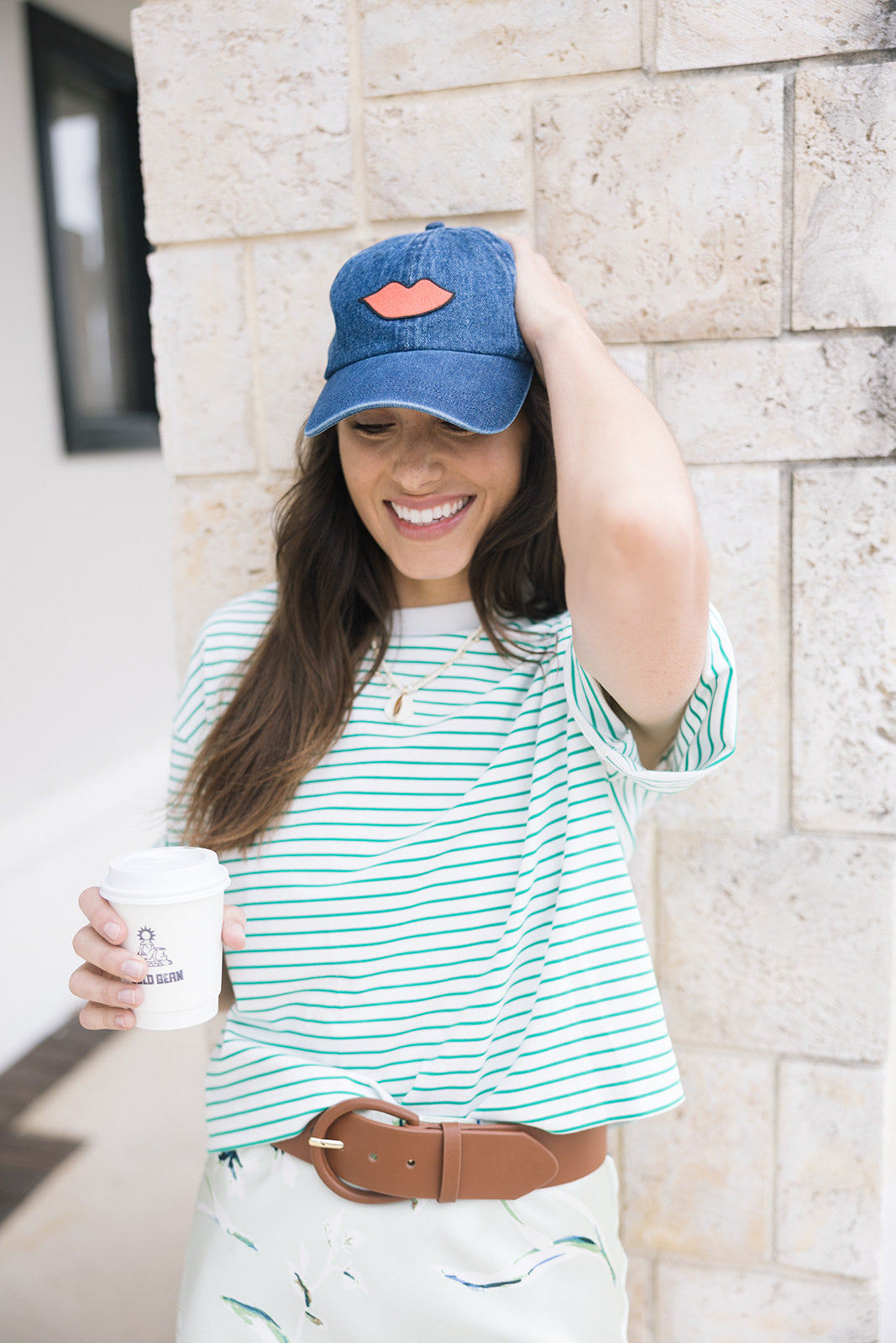 Kellen Belt with striped tee