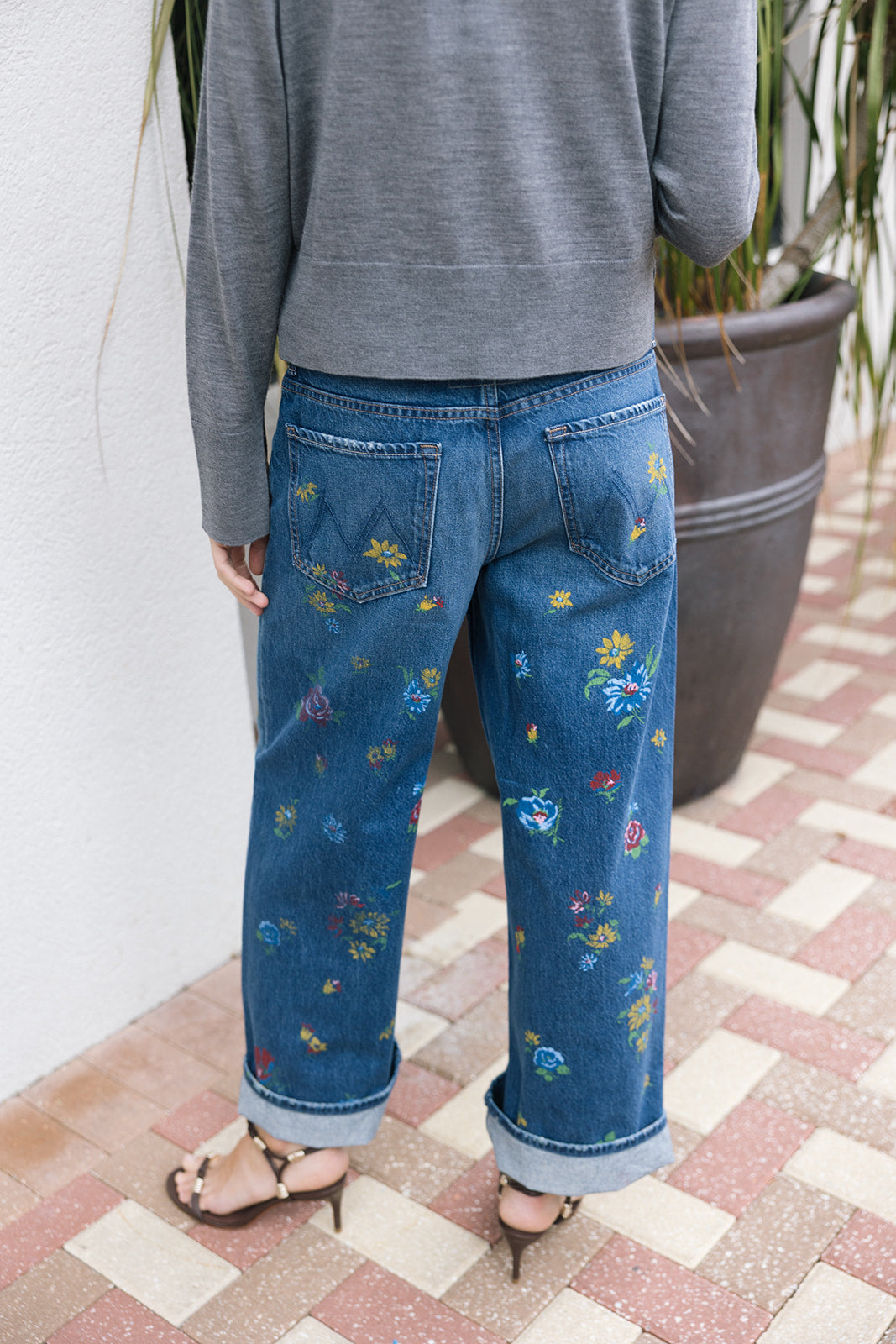 The Lil Rerun Zip Sneak close up back view