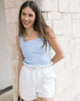 Madine Tank Top in Tidepool front