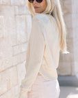 Grandella Sweater Ecru side