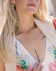 Marais Hoops with floral swimsuit