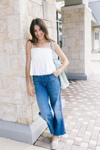 Ilio Nema Pronce Tie Shoulder Top full body