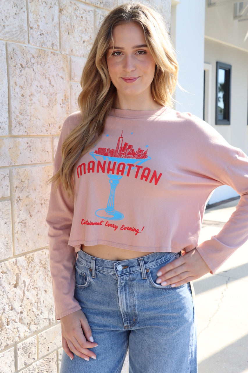 Askk Cropped Long Sleeve Tee front close