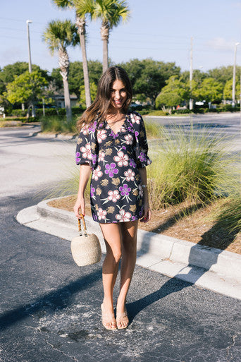 Ilio Nema Coeus Print Mini Dress full body front