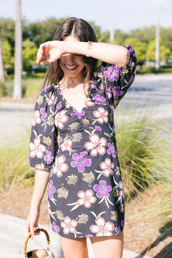 Ilio Nema Coeus Print Mini Dress full front
