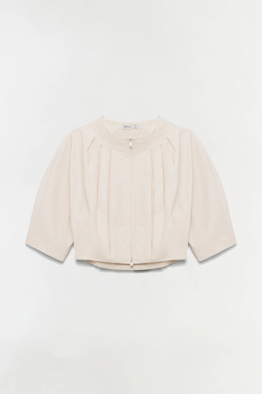 Jess Pleated Jacket laid flat