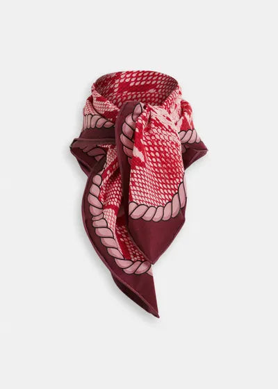 Inc Silk Square Scarf by itself