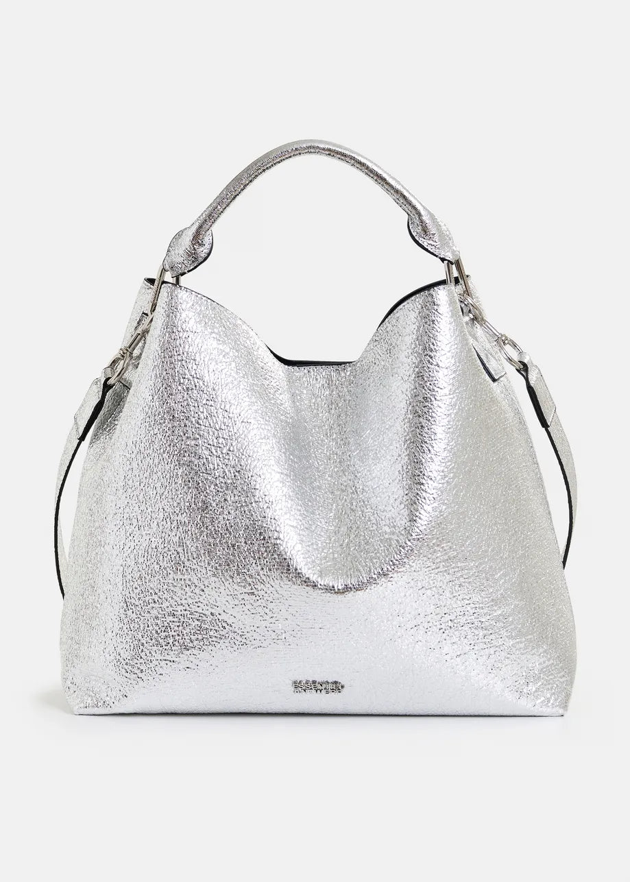 Istrala Silver Shopper Bag front