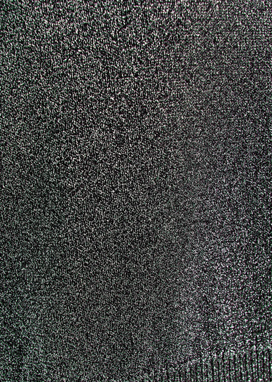 Close-up of a textured black fabric surface