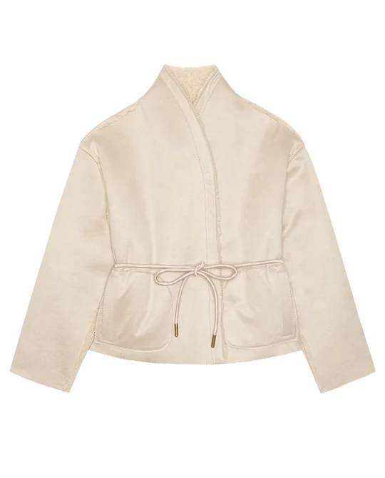 The Reversible Drover Coat reversed, by itself