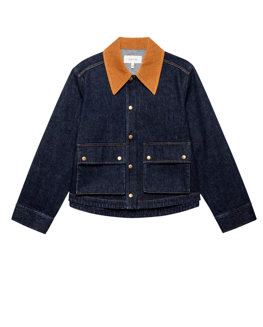The Denim Swingy Jacket by itself