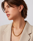 Rizzo Necklace front view on model