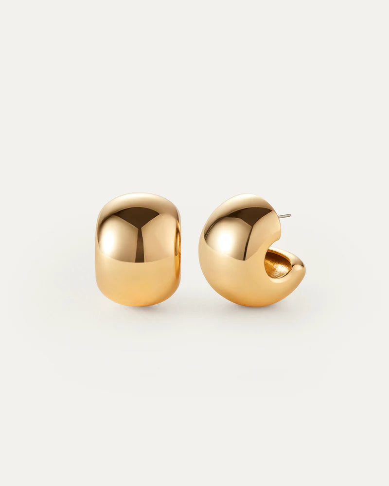Gemma Hoops Gold by itself