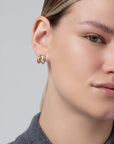 Mini Florence Earrings on model