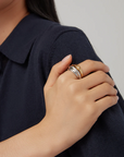 Lennon Ring Set on pointer finger