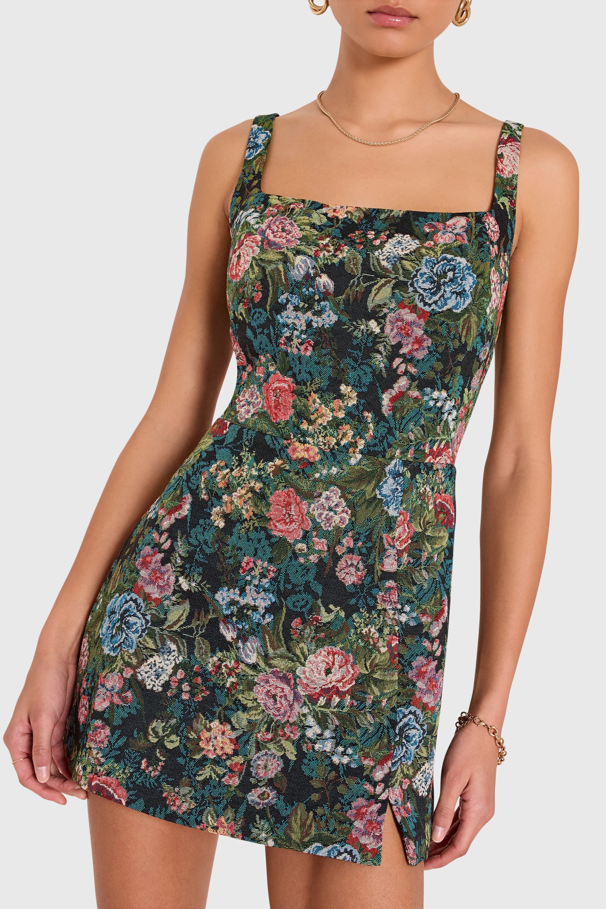 Rhonda Romper in Antoinette close up