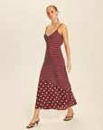 Syd Slip Dress Dot Port side