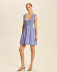 Odin Mini Dress Dot Violet side