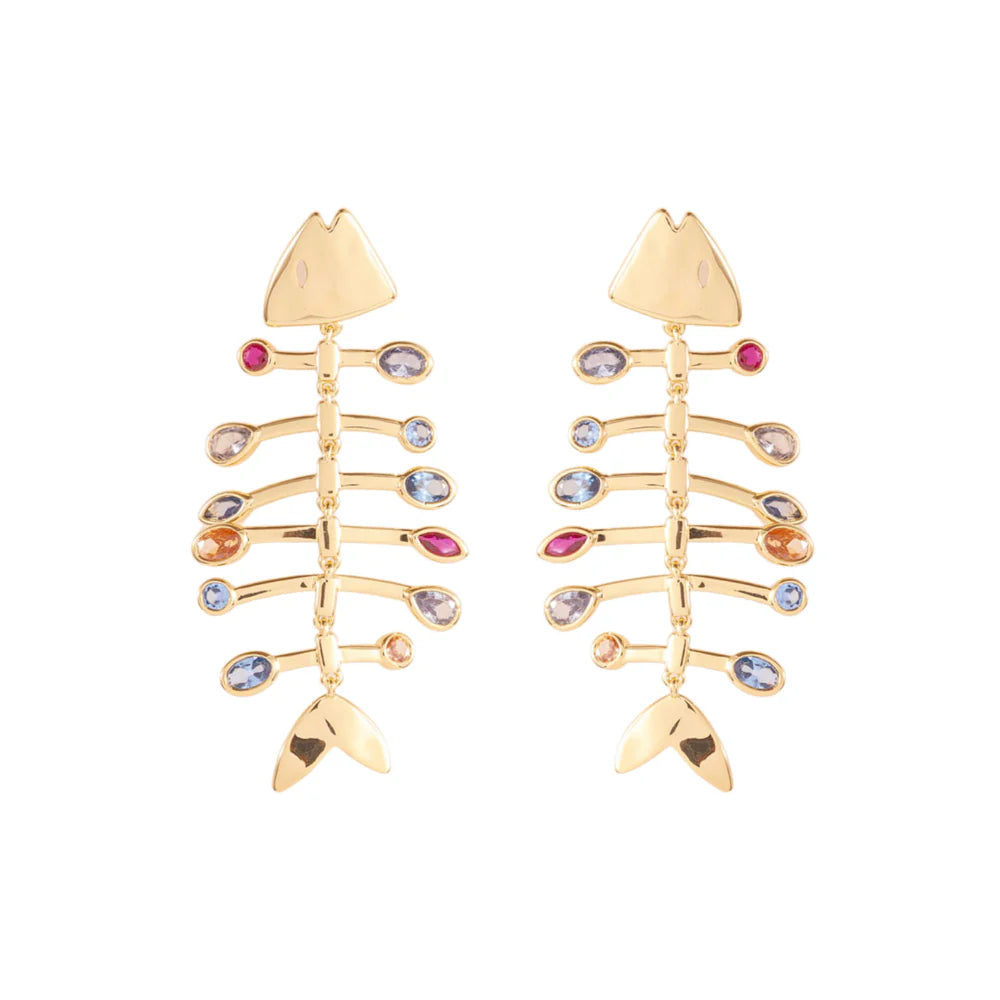 Josefina Earrings side by side