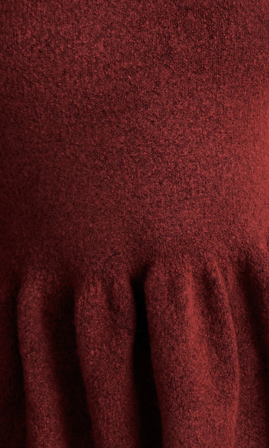 Jovi Peplum Sweater super close up