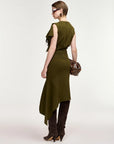 Know Knitted Top w/ Frill and Kap Knit Skirt w/ Frill back