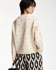 Klou Pullover w/ Studs back view on model