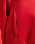 Kryo Oversized Bomber Jacket close up pocket detail