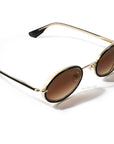 Kate 12k + Black Tea Sunglasses close up