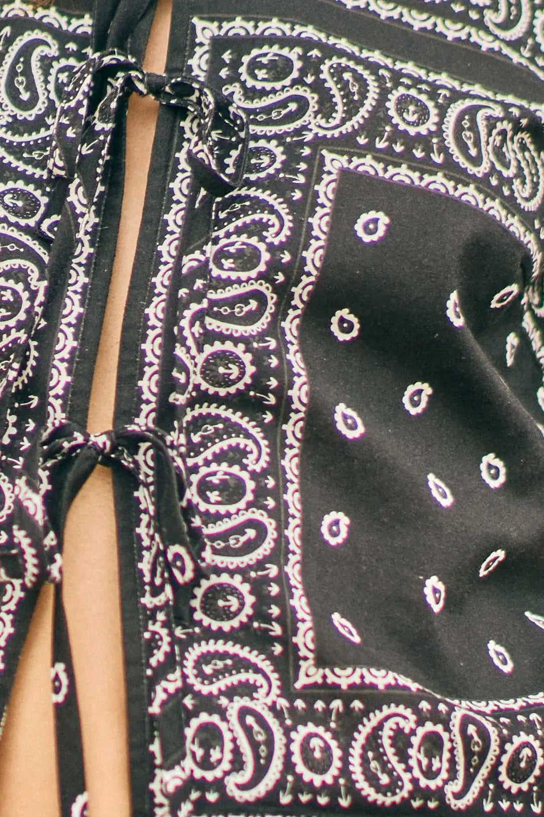 Katie Print Top close up detail
