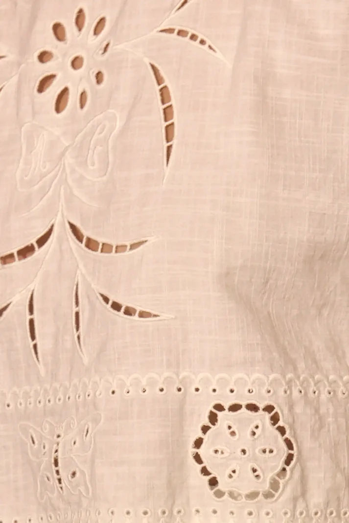 Kiera Top close up eyelet detail