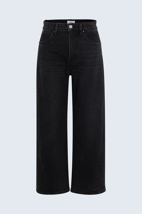 Kyra High Rise Bowed Ankle Jean by itself