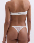 Bonnie Soft Bandeau Bralette on model, back
